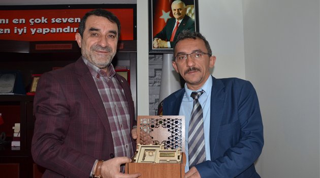 15 Temmuz gazisi Yaşar'dan Başkan Kılıçaslan'a ziyaret