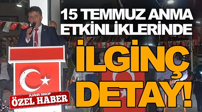 15 TEMMUZ ANMA ETKİNLİKLERİNDE CUMHURBAŞKANI ERDOĞAN'IN POSTERİ ASILMADI!