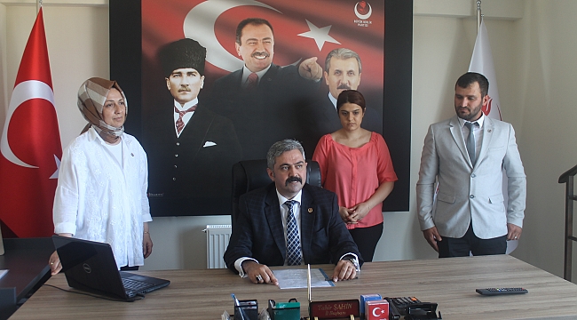 BBP SİNOP İL BAŞKANLIĞI GÖREVİNE TAHİR ŞAHİN ATANDI