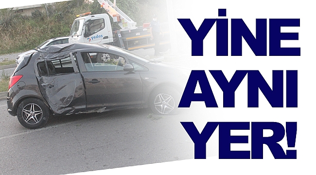 Otomobil Elektrik Direğine Çarptı: 1 Yaralı
