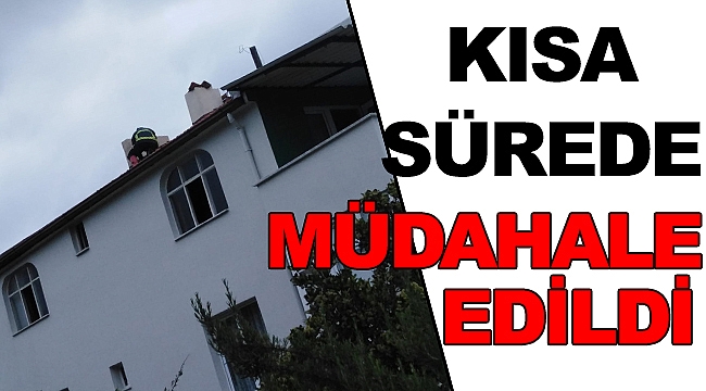 Sinop’ta Çıkan Yangına Kısa Sürede Müdahale Edildi