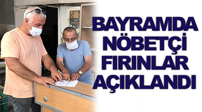 Sinop'ta Kurban Bayramı'ndaki Nöbetçi Fırınlar