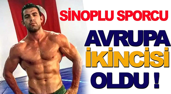 Sinoplu Güreşçi Mehmetbeyoğlu Avrupa İkincisi Oldu
