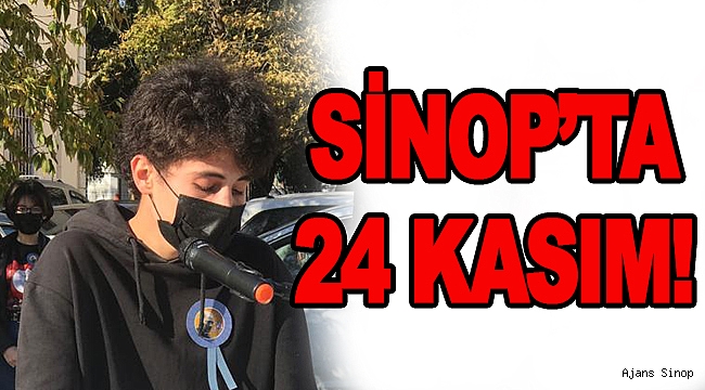 SİNOP'TA 24 KASIM ÖĞRETMENLER GÜNÜ