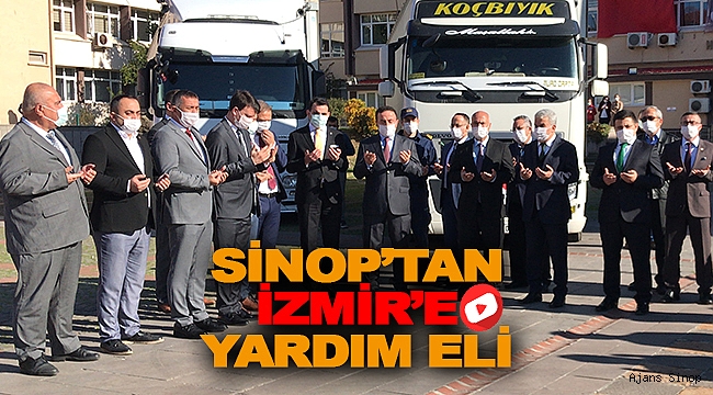 Sinop'ta İzmir'e Yardım Eli