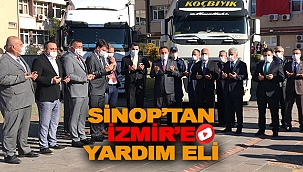 Sinop'ta İzmir'e Yardım Eli