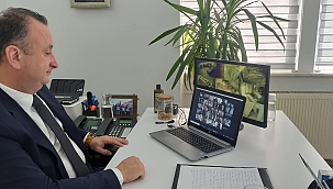 Video Konferans Aracılığıyla Görüştüler