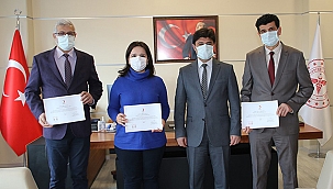 ÇAĞRI VE KOORDİNASYON MERKEZİ EKİBİNE TEŞEKKÜR BELGESİ GÖNDERİLDİ 