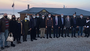 CHP TEŞKİLATINDAN DİYALİZ MERKEZİ İNŞAATINA ZİYARET