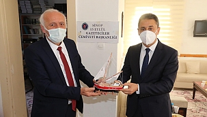 VALİ’DEN 15 EYLÜL GAZETECİLER CEMİYETİNE ZİYARET