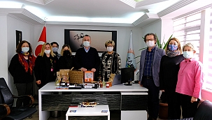 BAŞKAN AYHAN’A ZİYARET