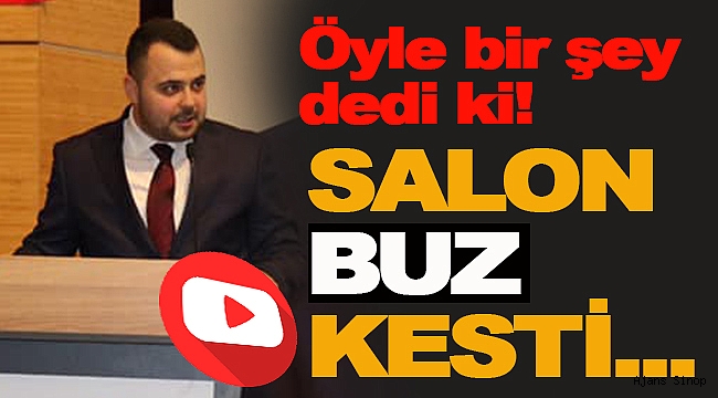 KONUŞMASI ŞAŞKINLIK YARATTI!