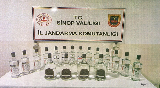 24 LİTRE ETİL ALKOL ELE GEÇİRİLDİ!