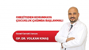 OBEZİTEDEN KORUNMAYA ÇOCUKLUK ÇAĞINDA BAŞLANMALI