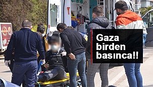 Sinop'ta motosiklet kazası 1 yaralı!