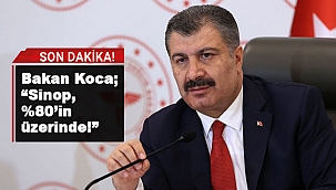 SİNOP YÜZDE 80’in ÜZERİNDE!