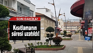 SOKAĞA ÇIKMA KISITLAMASININ SÜRESİ UZATILDI!