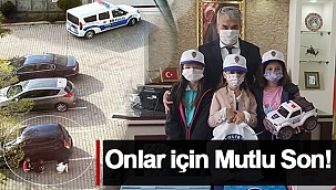 O çocuklara Emniyet Müdüründen sürpriz!
