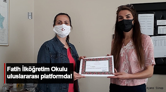 FATİH İLKÖĞRETİM OKULU ULUSLARARASI PLATFORMDA!