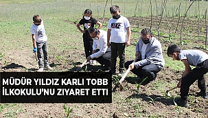 MÜDÜR YILDIZ KARLI TOBB İLKOKULU’NU ZİYARET ETTİ