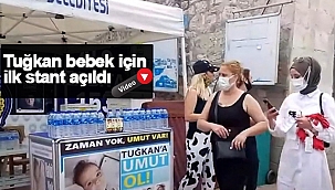 TUĞKAN BEBEK İÇİN İLK STANT AÇILDI!