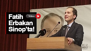 YENİDEN REFAH PARTİSİ GENEL BAŞKANI FATİH ERBAKAN, “SİNOP’TA İL KONGREMİZ BİRAZ GEÇ OLDU AMA TATLI YEMEĞİN EN SONUNDA YENİRMİŞ!”