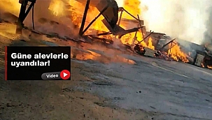 İlçede yangın paniği!