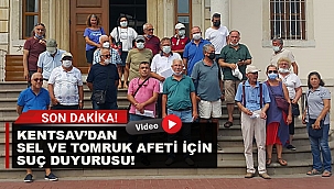 AFET İÇİN İLK SUÇ DUYURUSU KENTSAV'DAN!