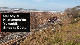 ÖLÜ SAYISI KASTAMONU’DA YÜKSELDİ, SİNOP’TA DÜŞTÜ