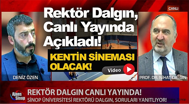 SİNEMA İÇİN BÜTÜN DETAYLARI VERDİ!