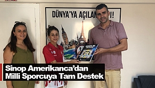 Sinop Amerikanca’dan Milli Sporcuya Tam Destek