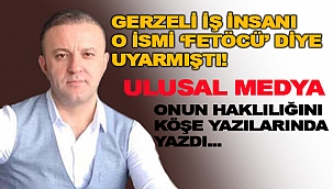 ULUSAL MEDYA HÜSEYİN YÜKSEK'İN HAKLILIĞINI YAZIYOR