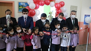 Avukat Hüsnü Kılıç İlkokulu Kütüphanesi törenle açıldı!