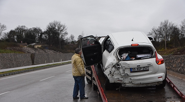 Sinop'ta trafik kazası: 3 yaralı