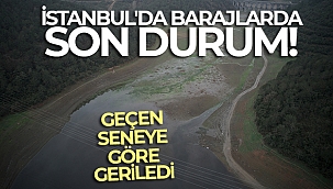 Alibeyköy Barajı'nın doluluk oranı yüzde 28 seviyesinde