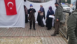 Güzelkent'e aşı çadırı kuruldu