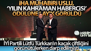 İHA Muhabiri Mustafa Uslu, 'Yılın kahraman habercisi' ödülüne layık görüldü