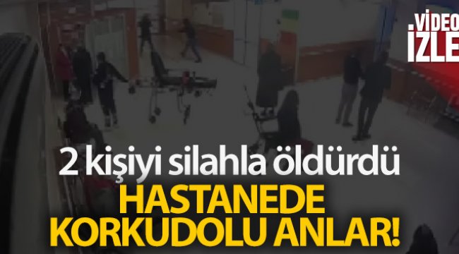 Maltepe’de hastanedeki silahlı saldırı anı kamerada