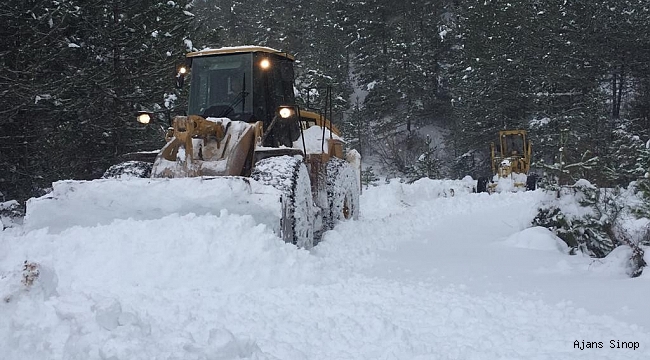 Sinop’ta 206 köy yoluna ulaşım sağlanamıyor
