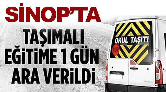 Sinop’ta kar tatili 1 gün daha uzatıldı