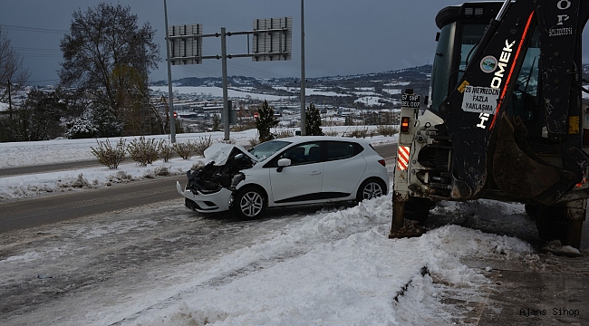 Sinop'ta trafik kazası: 1 yaralı