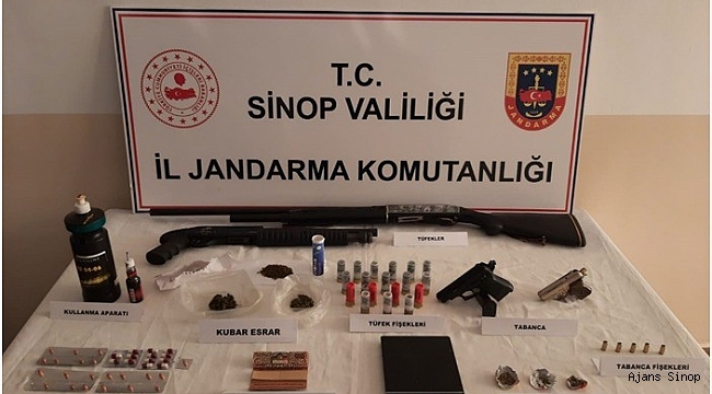 Sinop'ta uyuşturucu imal eden 1 kişi tutuklandı