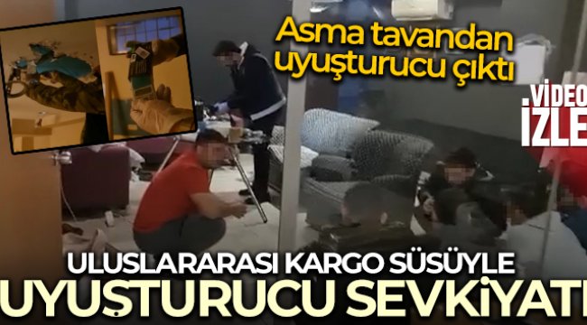 Kağıthane'de uluslararası kargo süsüyle uyuşturucu sevkiyatı