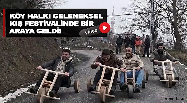 KÖY HALKI GELENEKSEL KIŞ FESTİVALİNDE BİR ARAYA GELDİ!