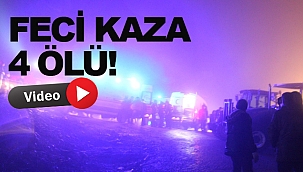 Sinop'ta feci kaza: 4 ölü
