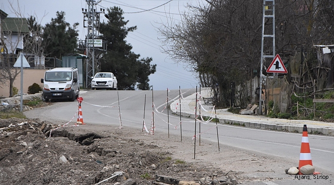 SİNOP’TA YAŞANAN HEYELANLAR VATANDAŞLARI TEDİRGİN EDİYOR!