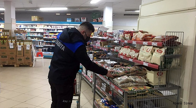 Sinop’ta zabıtadan temel gıda denetimi