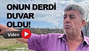 Sinoplu çiftçi havalimanının çevresine yapılan istinat duvarından şikayetçi