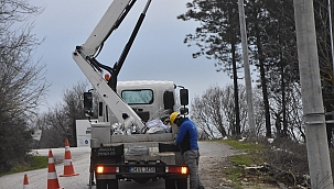 Sinop'ta elektrik arızaları gideriliyor