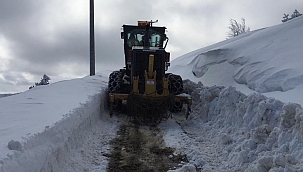 Sinop'ta kar nedeniyle 191 köy yolu ulaşıma kapalı
